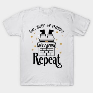 Eat sleep be merry repeat T-Shirt